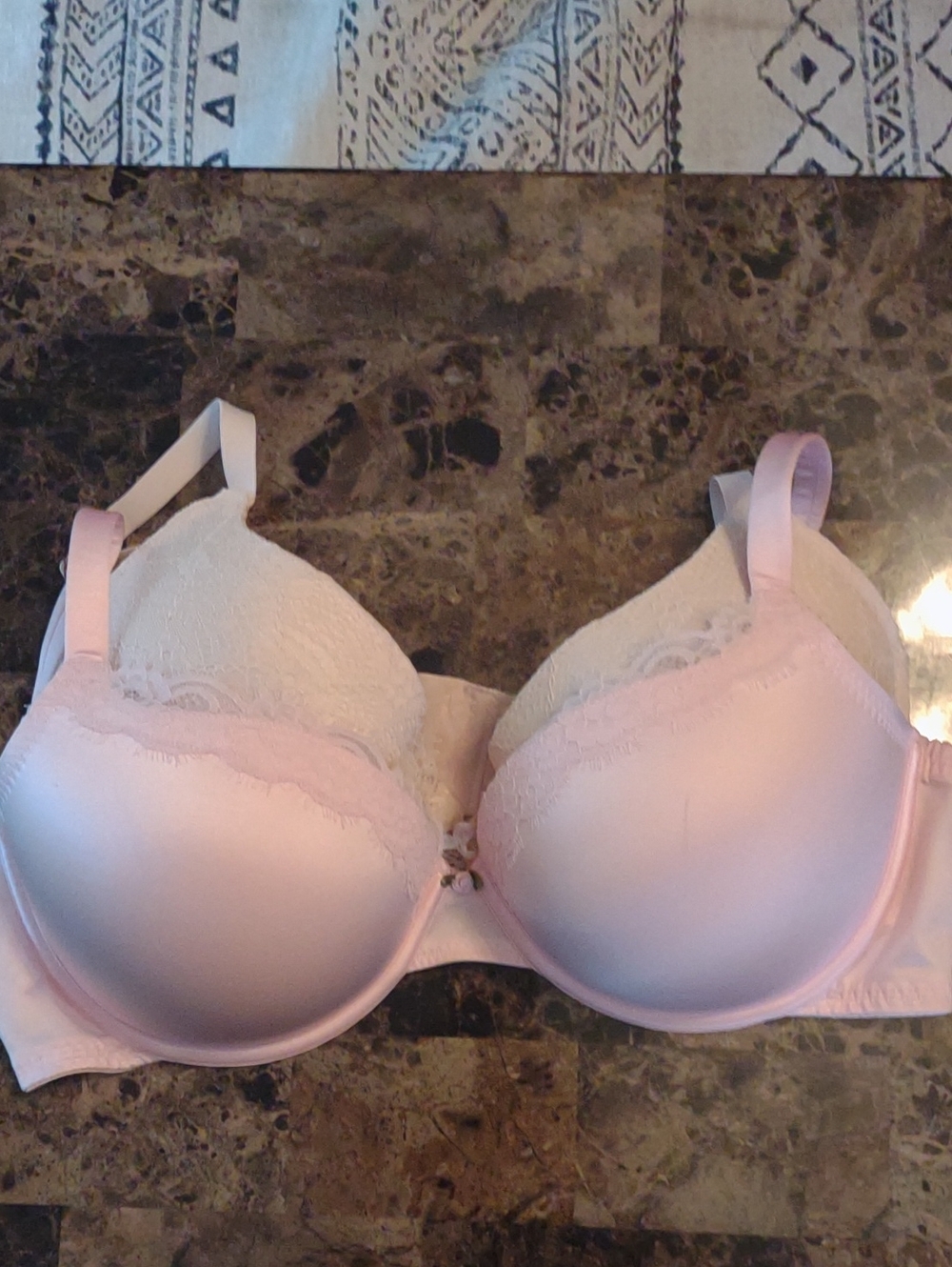 Pinky Lace Bra  Bundle @size 40D
